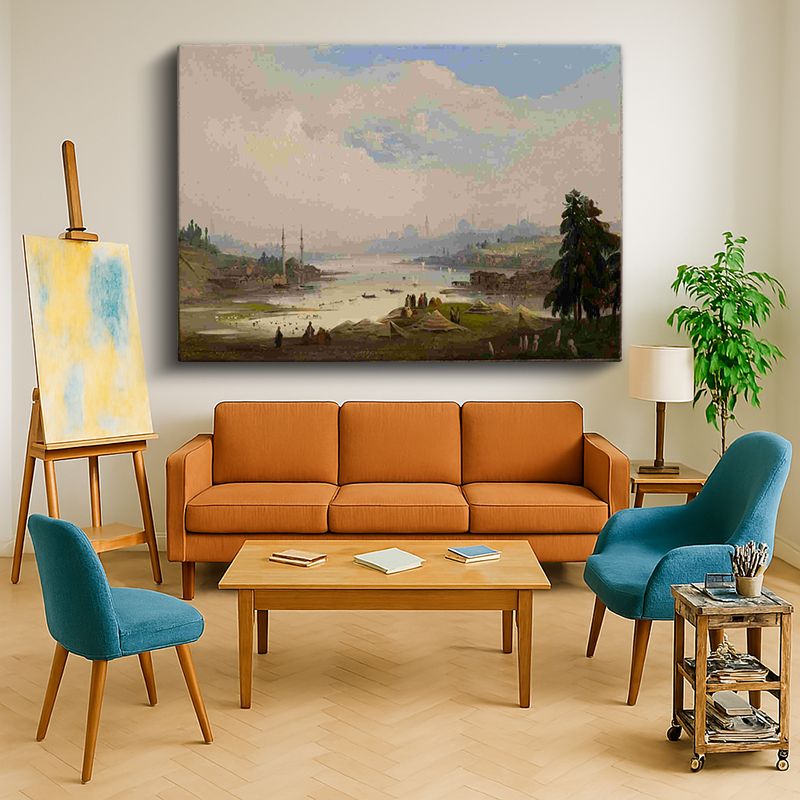 Ressam Kanvas Tablo 464